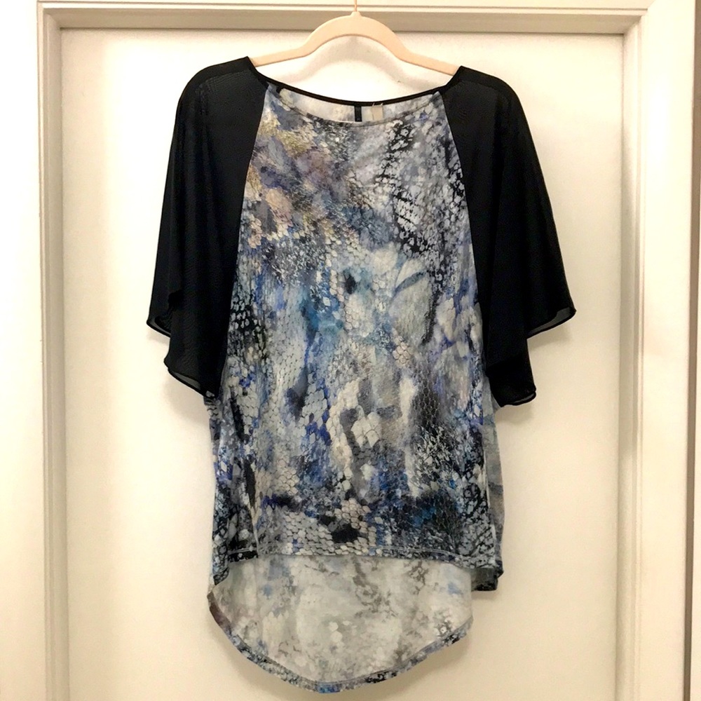 Karen Millen mix media top size S/M
